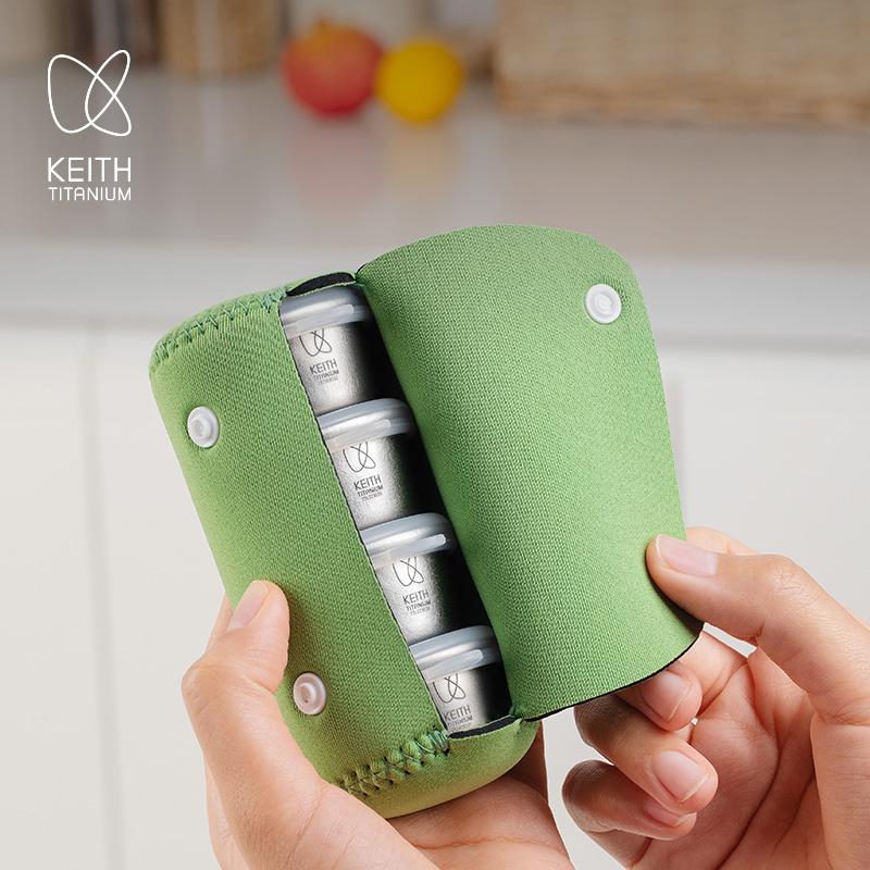 Appendix Carry Edc - KEITH, 4 шт., мини-контейнеры из чистого