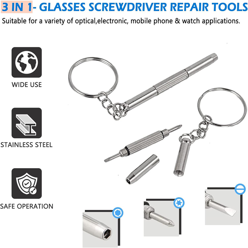Мини-отвертки для ручных очков – обзор и цена Micro Screwdriver Kit