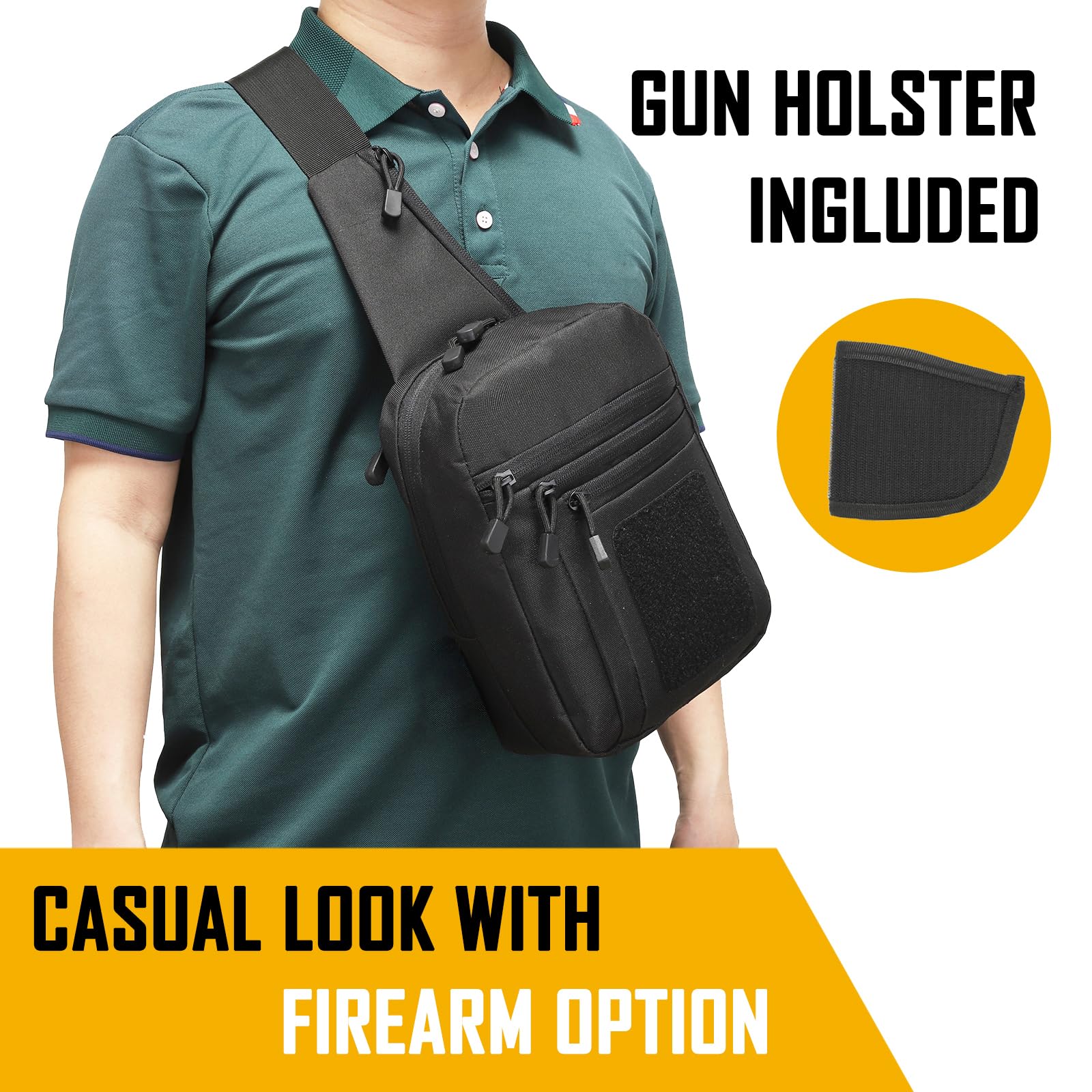 Мужская сумка через плечо для  – обзор и цена Appendix Carry Edc